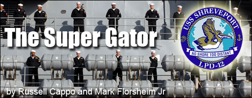 In July of 2007 the USS Shreveport completed her last and final voyage.  The 37 year old Navy ship is now back at its homeport in Norfolk, Virginia, and will be formally decommissioned September 28, 2007. 